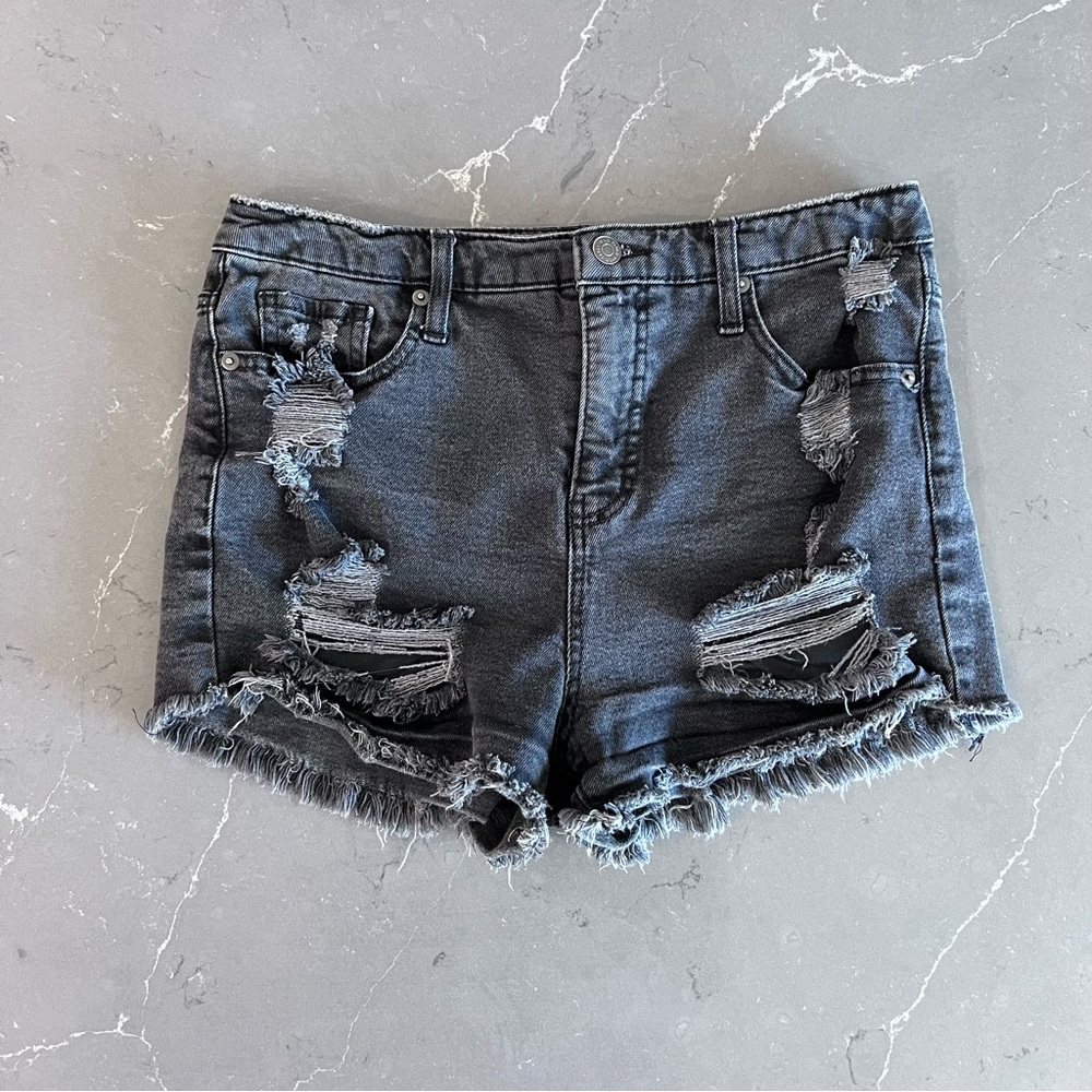 Wild Fable Distressed High Rise Denim Shorts